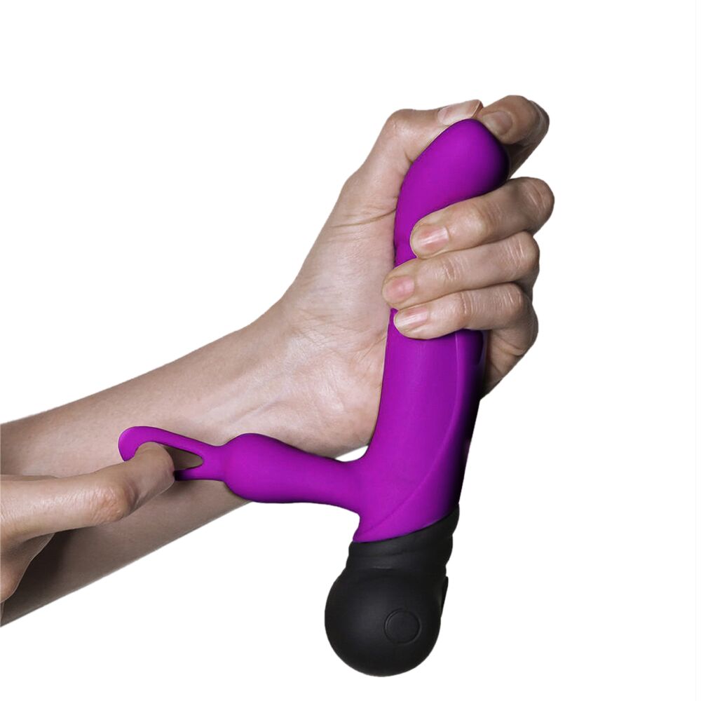 Вібратор з обертанням стовбура adrien lastic mini bonnie з петелькою для пальчика Вібратор з обертанням стовбура adrien lastic mini bonnie з петелькою для пальчика