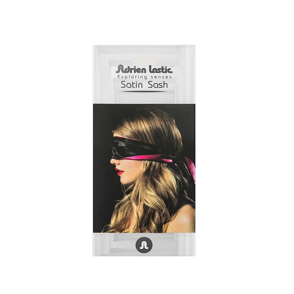 Пов’язка стрічка з сатину 2в1 adrien lastic satin sash (пов’язка на очі і стрічка для зв’язування) Пов’язка стрічка з сатину 2в1 adrien lastic satin sash (пов’язка на очі і стрічка для зв’язування)