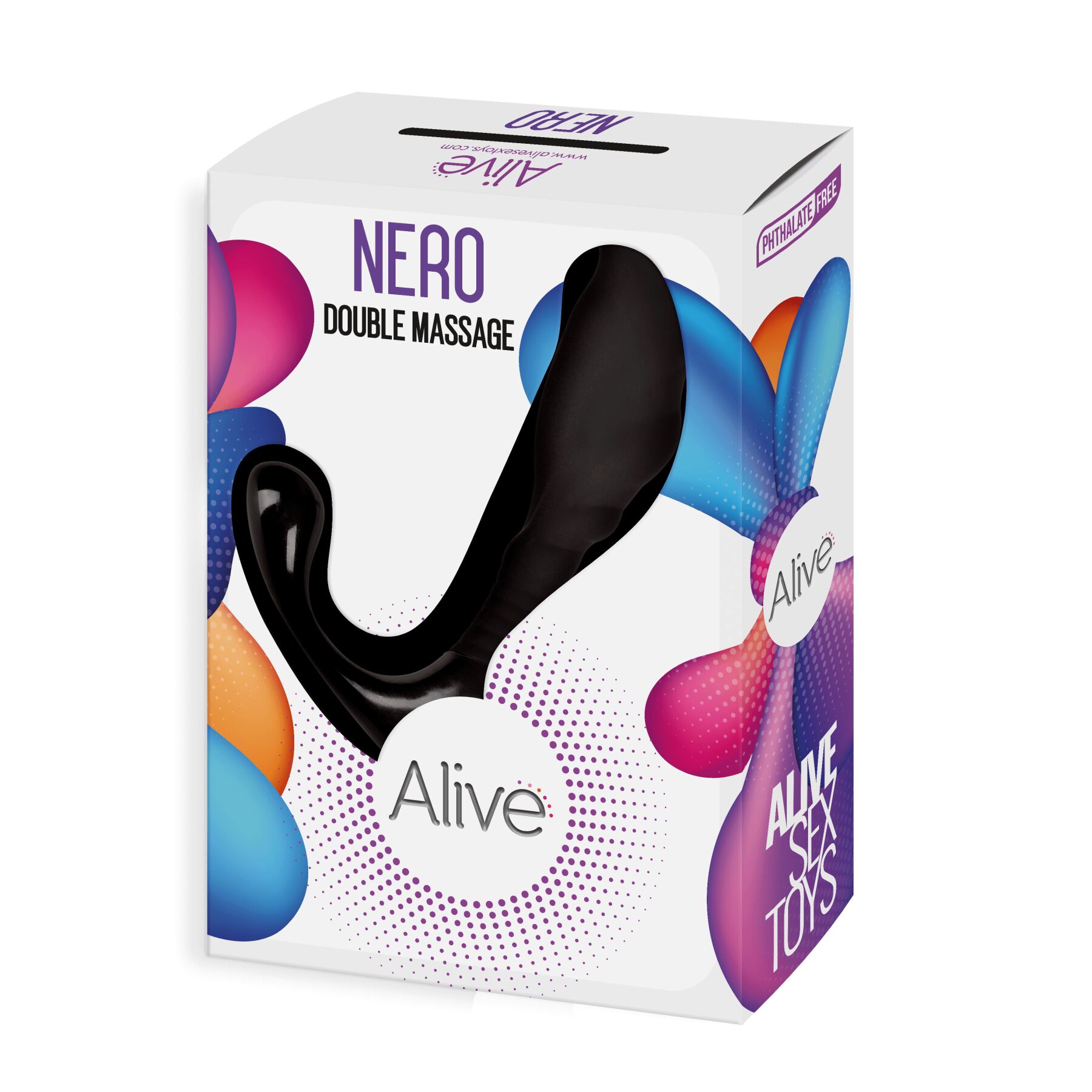 Найдешевший масажер простати alive nero для новачків, силікон і пластик, відмінно для старту Найдешевший масажер простати alive nero для новачків, силікон і пластик, відмінно для старту