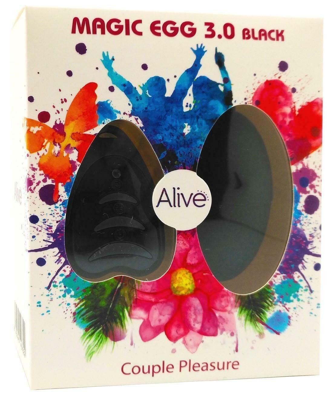 Віброяйце alive magic egg 3.0 black із пультом ДУ Віброяйце alive magic egg 3.0 black із пультом ДУ