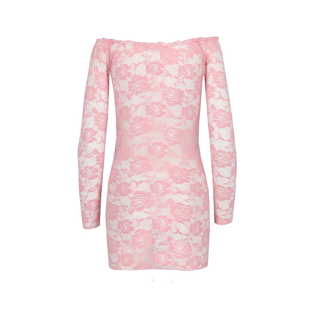 Прозора сорочка з довгим рукавом passion yolanda chemise l/xl, pink, трусики Прозора сорочка з довгим рукавом passion yolanda chemise l/xl, pink, трусики