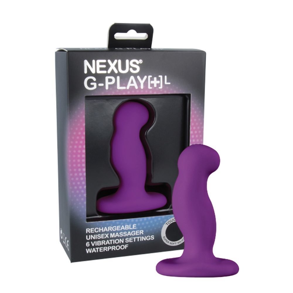 Вібромасажер простати nexus g play plus l purple, макс діаметр 3,5 см, перезаряджається Вібромасажер простати nexus g play plus l purple, макс діаметр 3,5 см, перезаряджається