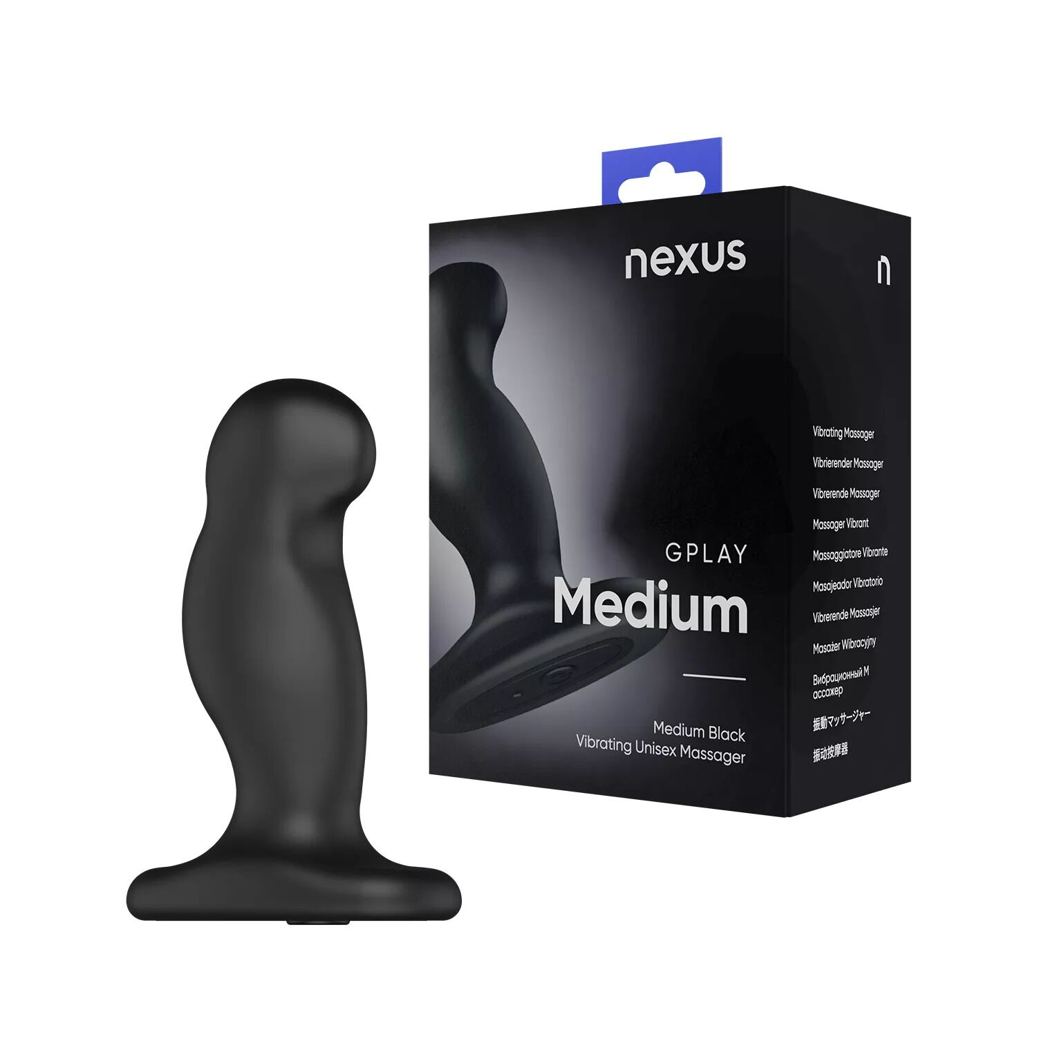 Вібромасажер простати nexus g play plus m black, макс. діаметр 3 см, перезаряджуваний Вібромасажер простати nexus g play plus m black, макс. діаметр 3 см, перезаряджуваний