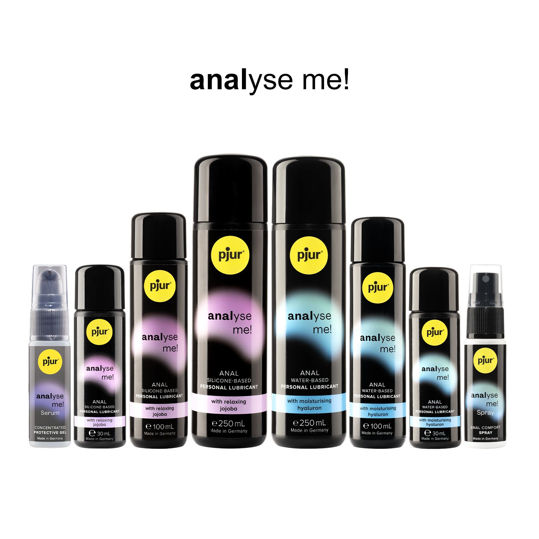Анальний лубрикант pjur analyse me! moisturising 30 мл, на водній основі, з гіалуроном Анальний лубрикант pjur analyse me! moisturising 30 мл, на водній основі, з гіалуроном