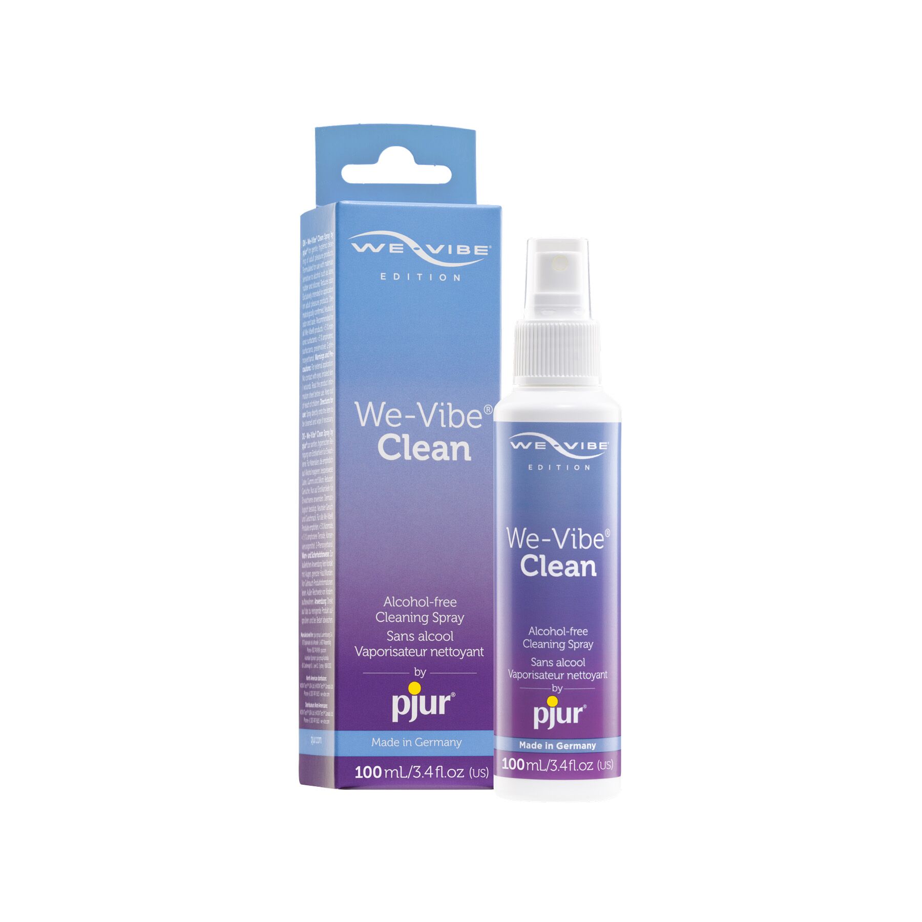 Антибактеріальний спрей pjur we vibe clean 100 мл без спирту та ароматизаторів Антибактеріальний спрей pjur we vibe clean 100 мл без спирту та ароматизаторів