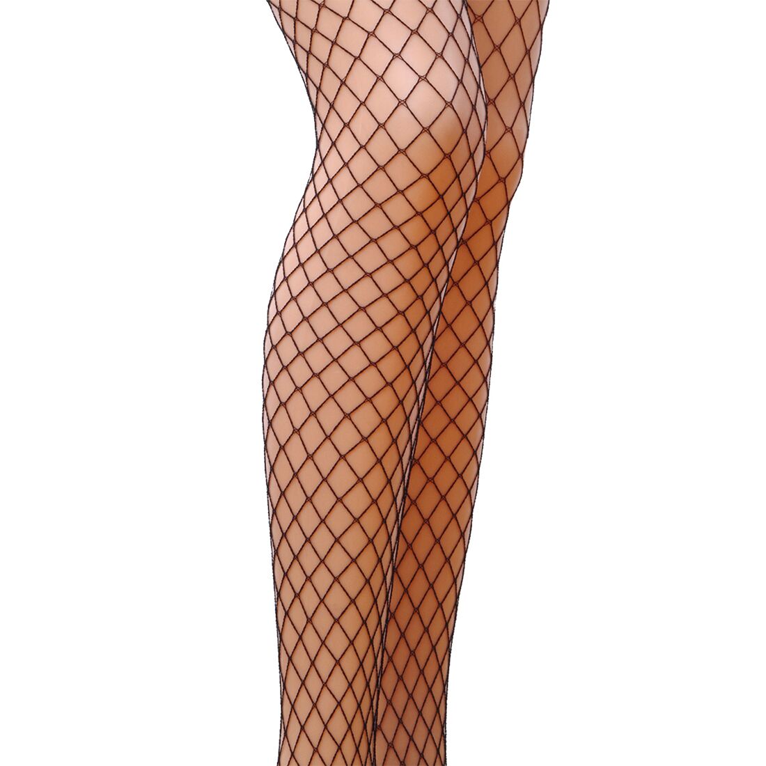 Колготки в сіточку без виділених трусиків passion ti019 типу Кабаретка 1/2 (fishnet), nero