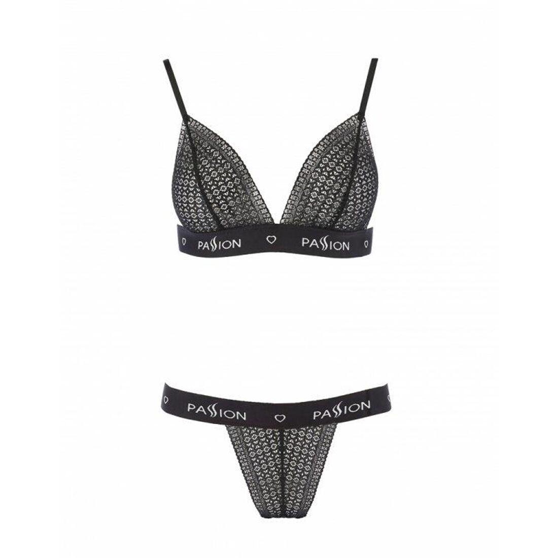 Комплект білизни passion exclusive glamiss set s/m, black Комплект білизни passion exclusive glamiss set s/m, black