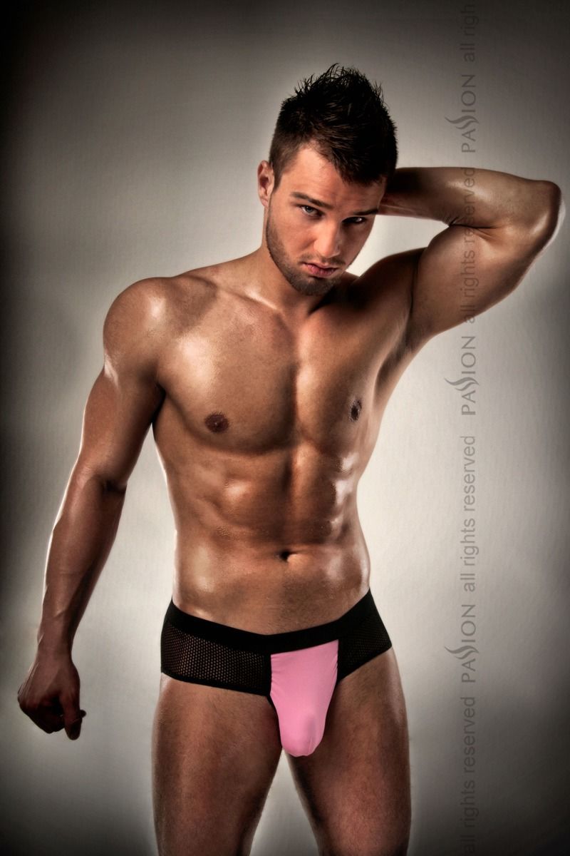Чоловічі трусики з рожевим гульфіком passion 007 thong pink s/m passion Чоловічі трусики з рожевим гульфіком passion 007 thong pink s/m passion