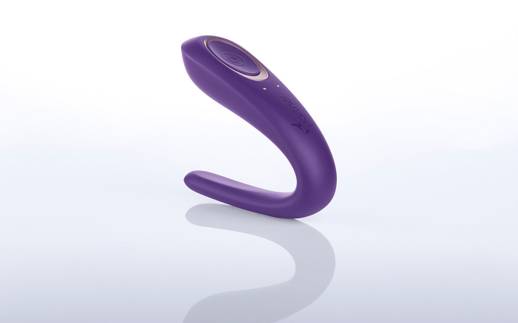 Вібратор для пар satisfyer double classic violet з одним моторчиком Вібратор для пар satisfyer double classic violet з одним моторчиком