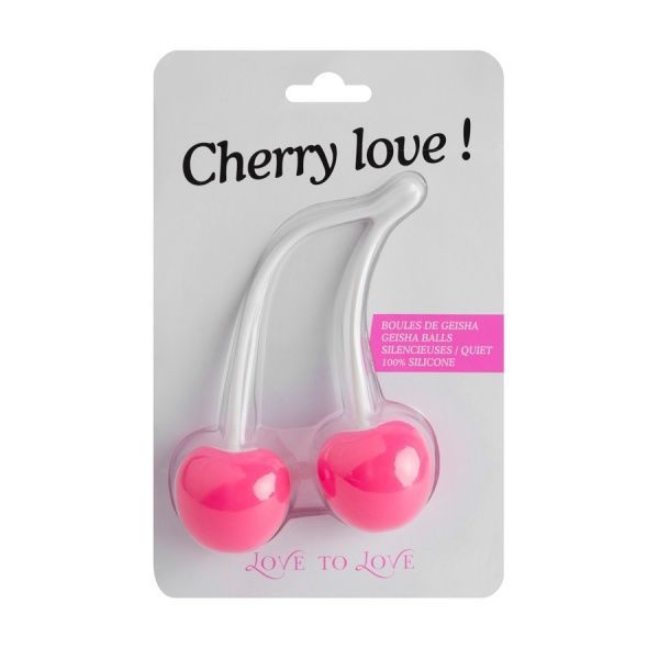 Вагінальні кульки love to love cherry love, діаметр 3,5 см, маса 77 г Вагінальні кульки love to love cherry love, діаметр 3,5 см, маса 77 г