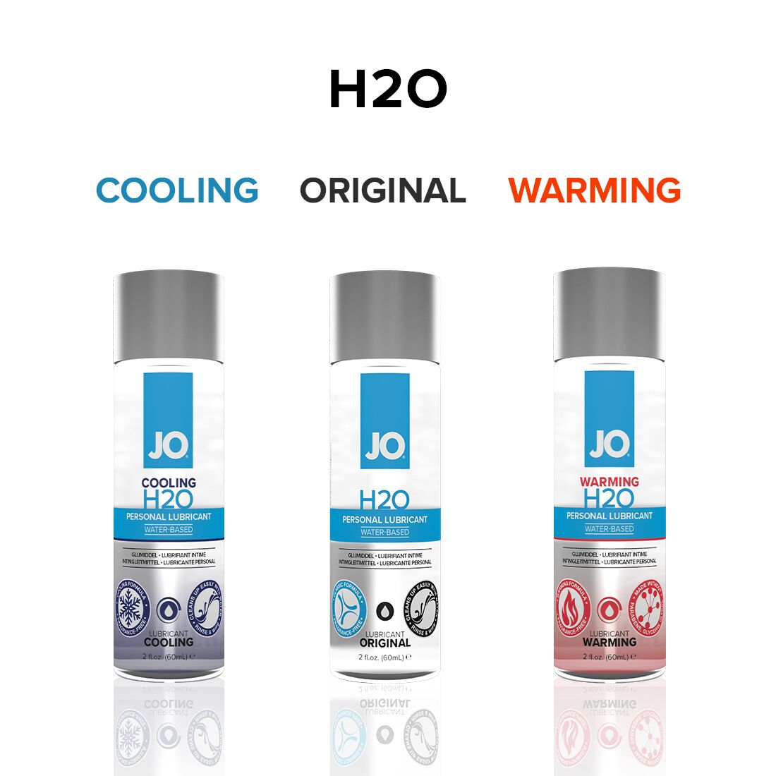Зігрівальна змазка на водній основі jo h2o warming (120 мл) з екстрактом перцевої м’яти Зігрівальна змазка на водній основі jo h2o warming (120 мл) з екстрактом перцевої м’яти
