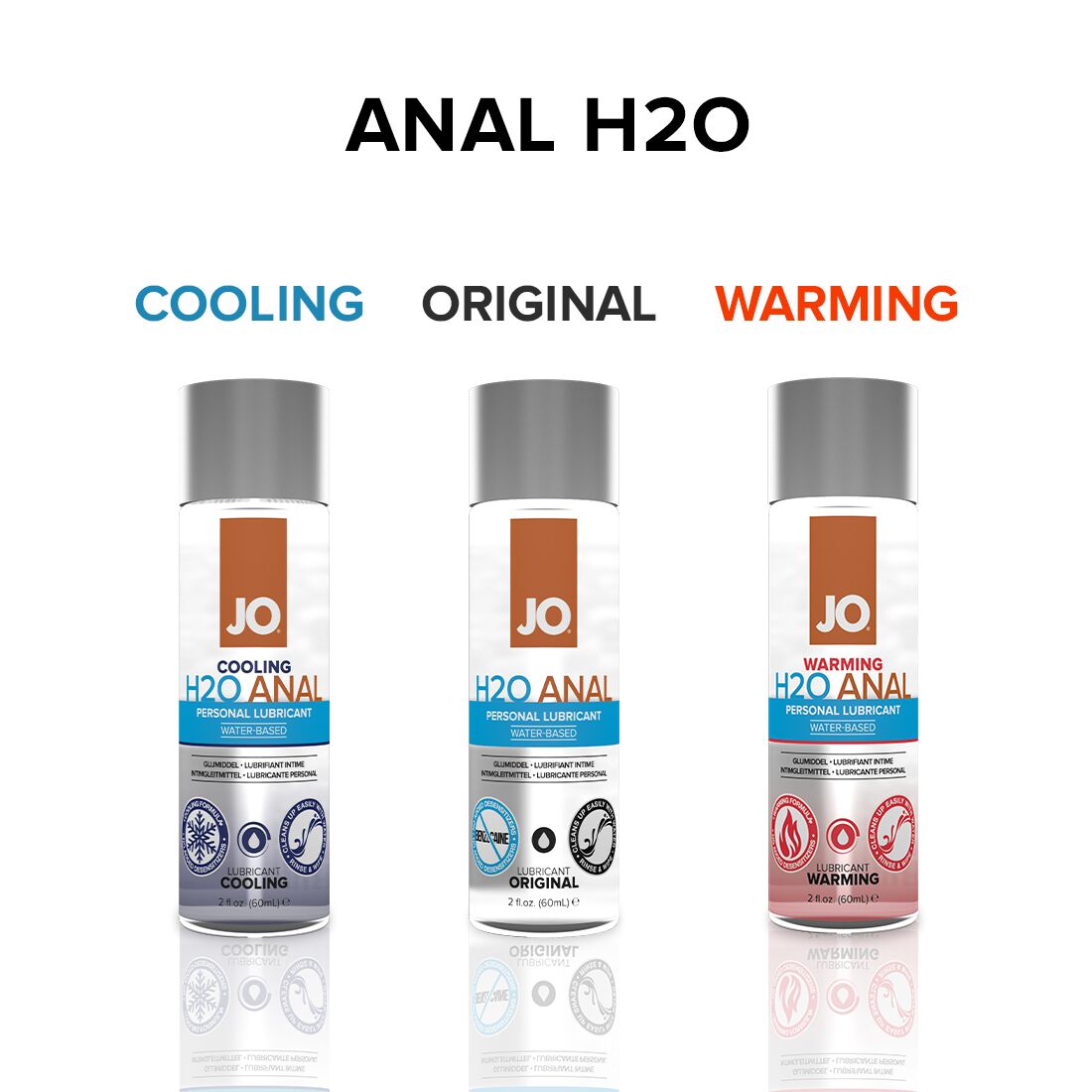 Анальна змазка jo anal h2o — original (240 мл) на водній основі, рослинний гліцерин Анальна змазка jo anal h2o — original (240 мл) на водній основі, рослинний гліцерин