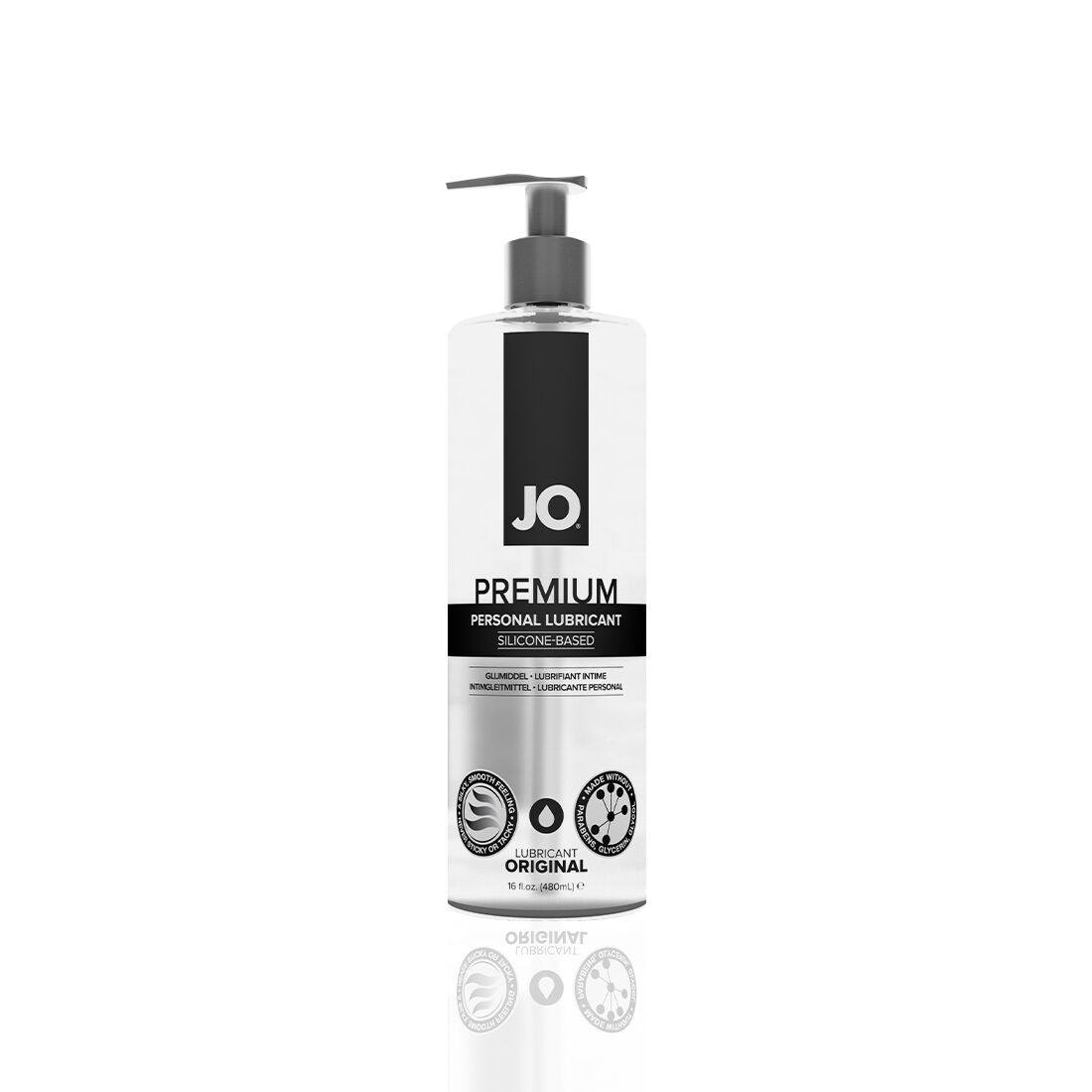 Лубрикант на силіконовій основі jo premium — original (480 мл) без консервантів