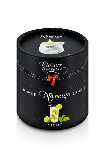 Масажна свічка plaisirs secrets mojito (80 мл) подарункове паковання, керамічний посуд Масажна свічка plaisirs secrets mojito (80 мл) подарункове паковання, керамічний посуд