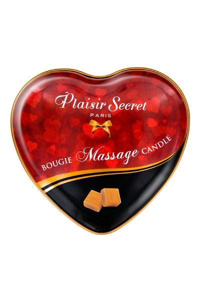 Масажна свічка серце plaisirs secrets caramel (35 мл) Масажна свічка серце plaisirs secrets caramel (35 мл)