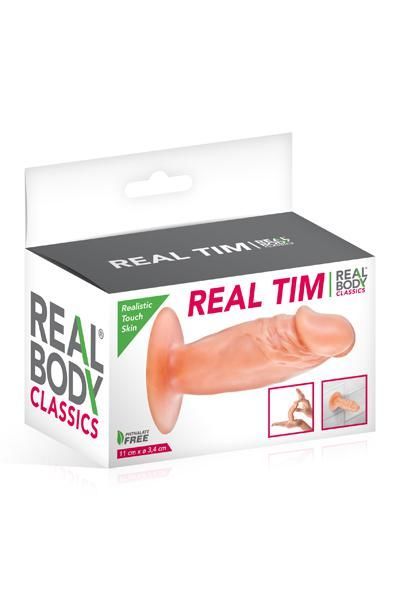 Фалоімітатор real body — real tim flash, tpe, діаметр 3,4 см Фалоімітатор real body — real tim flash, tpe, діаметр 3,4 см