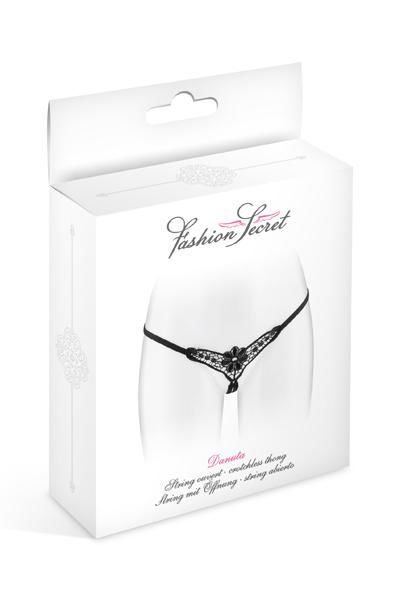 Трусики стрінги з доступом fashion secret danuta black Трусики стрінги з доступом fashion secret danuta black