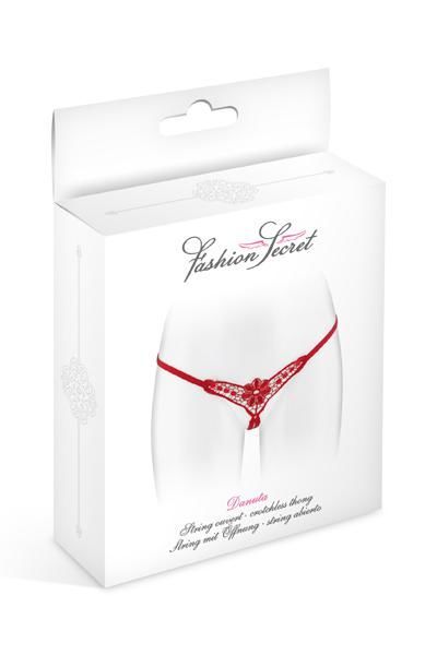 Трусики стрінги з доступом fashion secret danuta red Трусики стрінги з доступом fashion secret danuta red