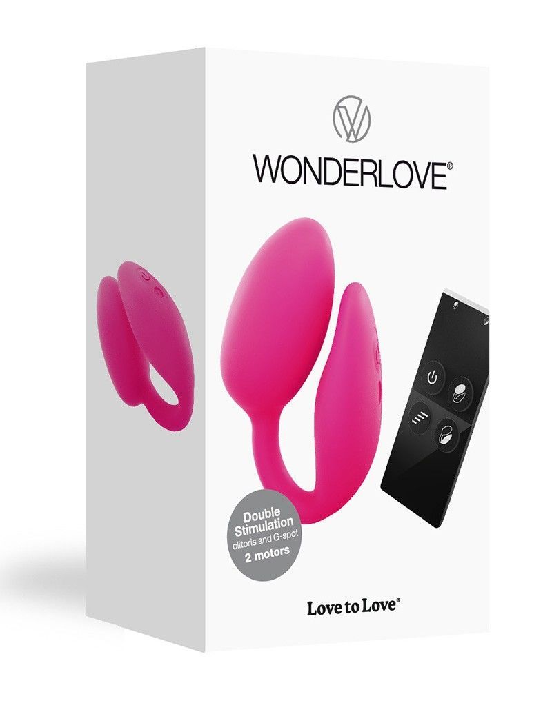 Віброяйце з кліторальною стимуляцією love to love wonderlove з пультом ДК, можна під одяг Віброяйце з кліторальною стимуляцією love to love wonderlove з пультом ДК, можна під одяг