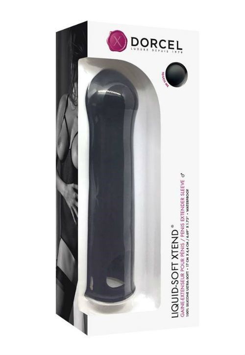 Подовжувальна насадка на член dorcel liquid soft xtend (до + 3,8см), з кільцем для мошонки Подовжувальна насадка на член dorcel liquid soft xtend (до + 3,8см), з кільцем для мошонки
