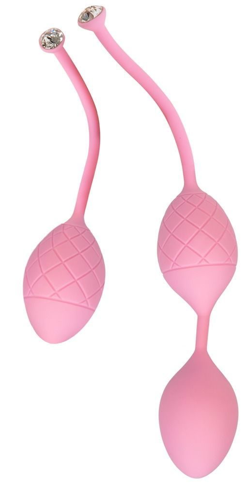 Розкішні вагінальні кульки pillow talk frisky pink з кристалом, діаметр 3,2 см, вага 49 75гр Розкішні вагінальні кульки pillow talk frisky pink з кристалом, діаметр 3,2 см, вага 49 75гр