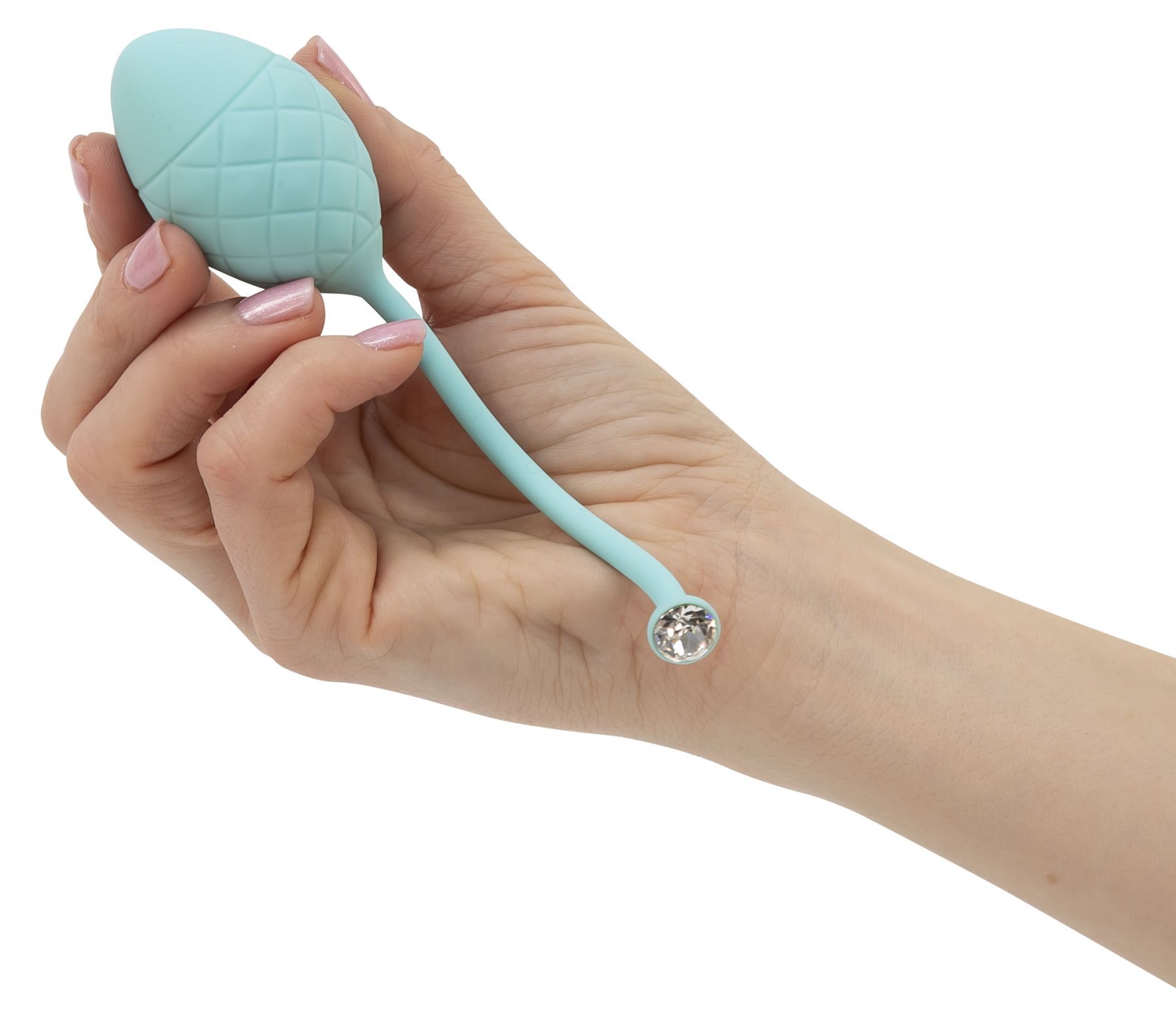 Розкішні вагінальні кульки pillow talk frisky teal з кристалом, діаметр 3,2 см, вага 49 75 гр Розкішні вагінальні кульки pillow talk frisky teal з кристалом, діаметр 3,2 см, вага 49 75 гр