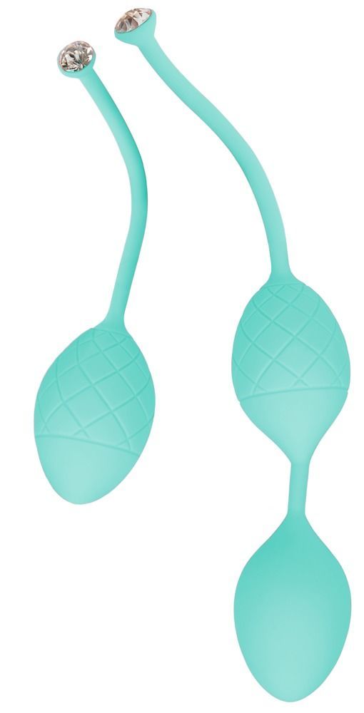 Розкішні вагінальні кульки pillow talk frisky teal з кристалом, діаметр 3,2 см, вага 49 75 гр Розкішні вагінальні кульки pillow talk frisky teal з кристалом, діаметр 3,2 см, вага 49 75 гр