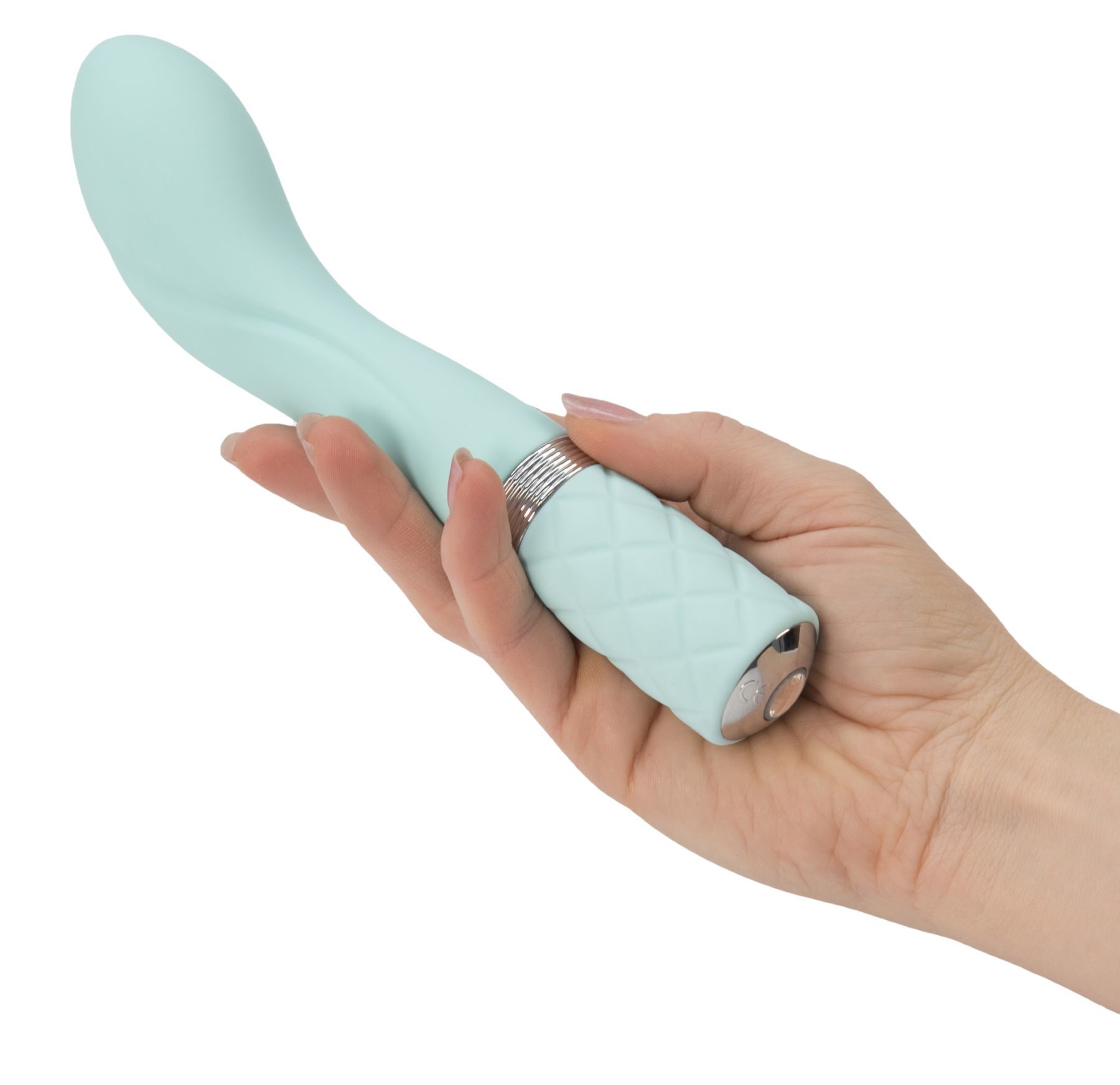 Розкішний вібратор pillow talk sassy teal з кристалом Сваровські для точки g, подарункова упаковка Розкішний вібратор pillow talk sassy teal з кристалом Сваровські для точки g, подарункова упаковка