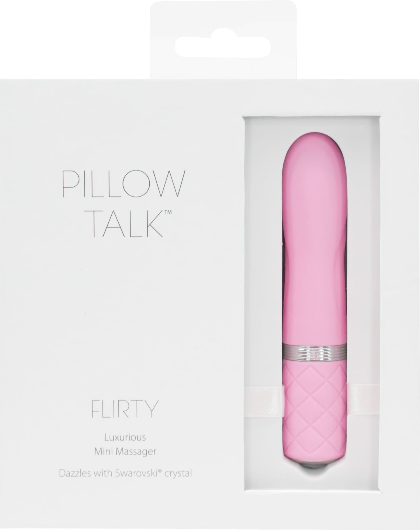 Розкішний вібратор pillow talk flirty pink з кристалом swarovski, гнучка головка Розкішний вібратор pillow talk flirty pink з кристалом swarovski, гнучка головка