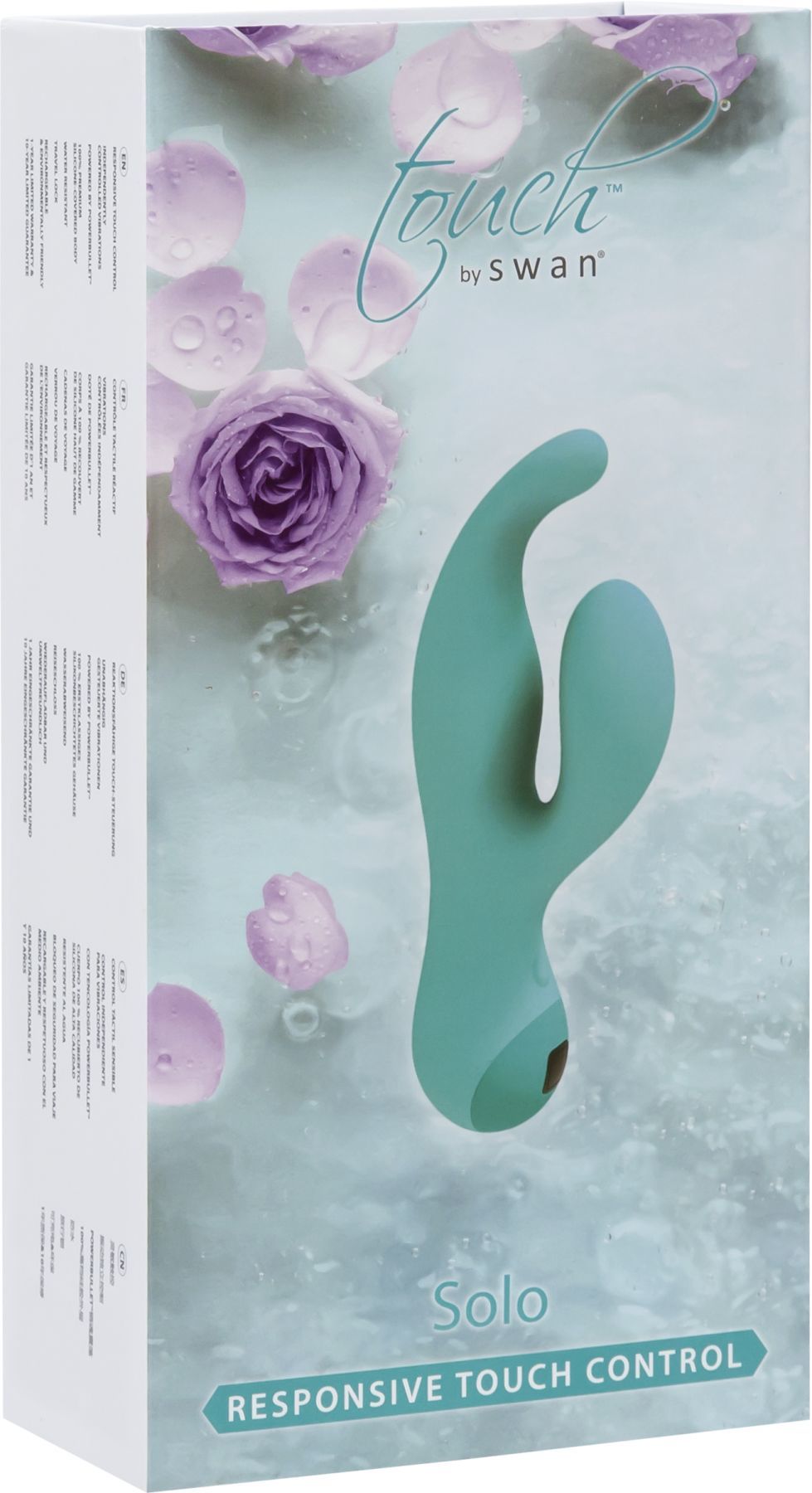 Вібратор кролик з сенсорним управлінням touch by swan solo teal, глибока вібрація, для точки g Вібратор кролик з сенсорним управлінням touch by swan solo teal, глибока вібрація, для точки g