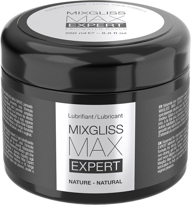 Густа змазка для фістингу та анального сексу mixgliss max expert nature (250 мл) на водній основі Густа змазка для фістингу та анального сексу mixgliss max expert nature (250 мл) на водній основі