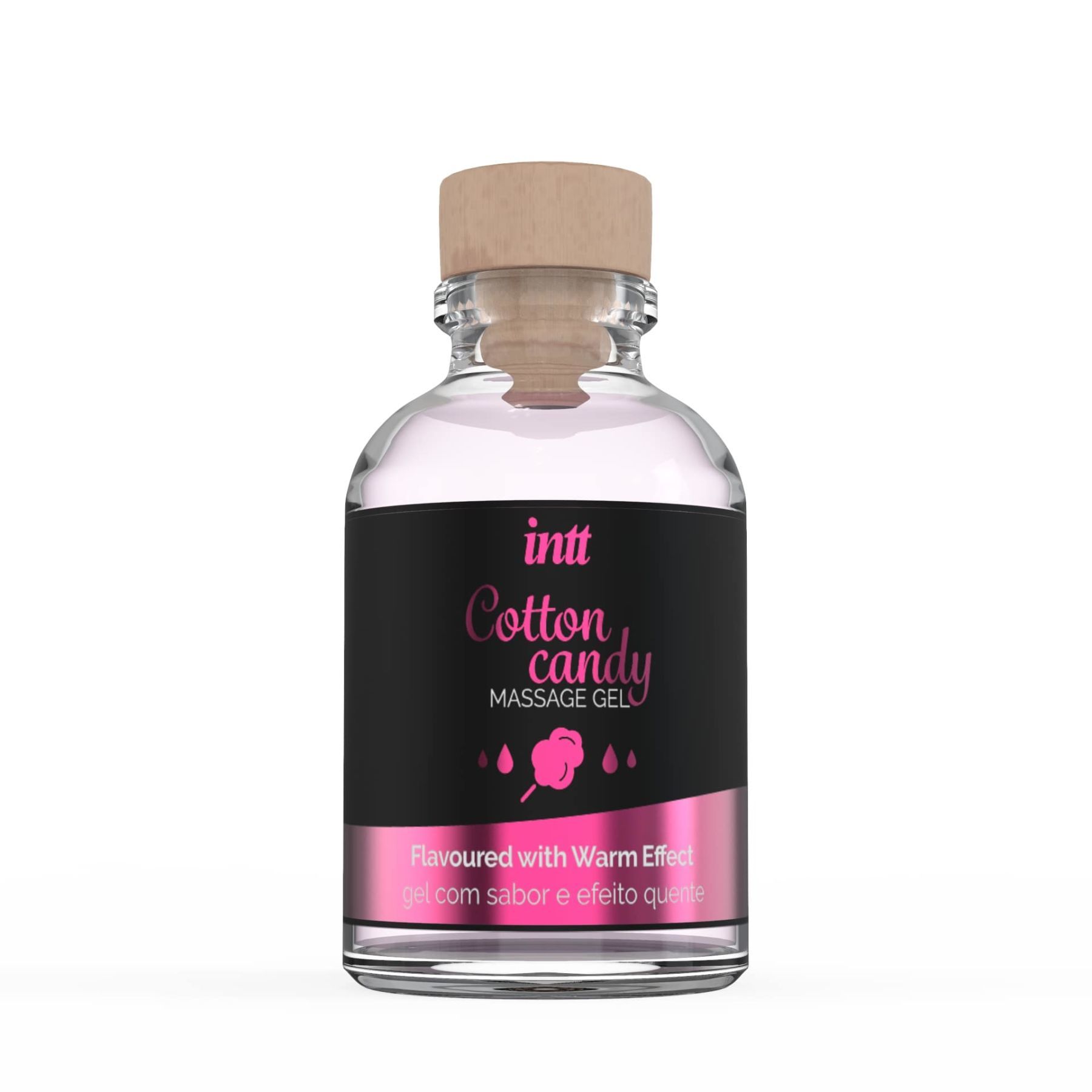 Масажний гель для інтимних зон intt cotton candy (30 мл) розігрівальний Масажний гель для інтимних зон intt cotton candy (30 мл) розігрівальний