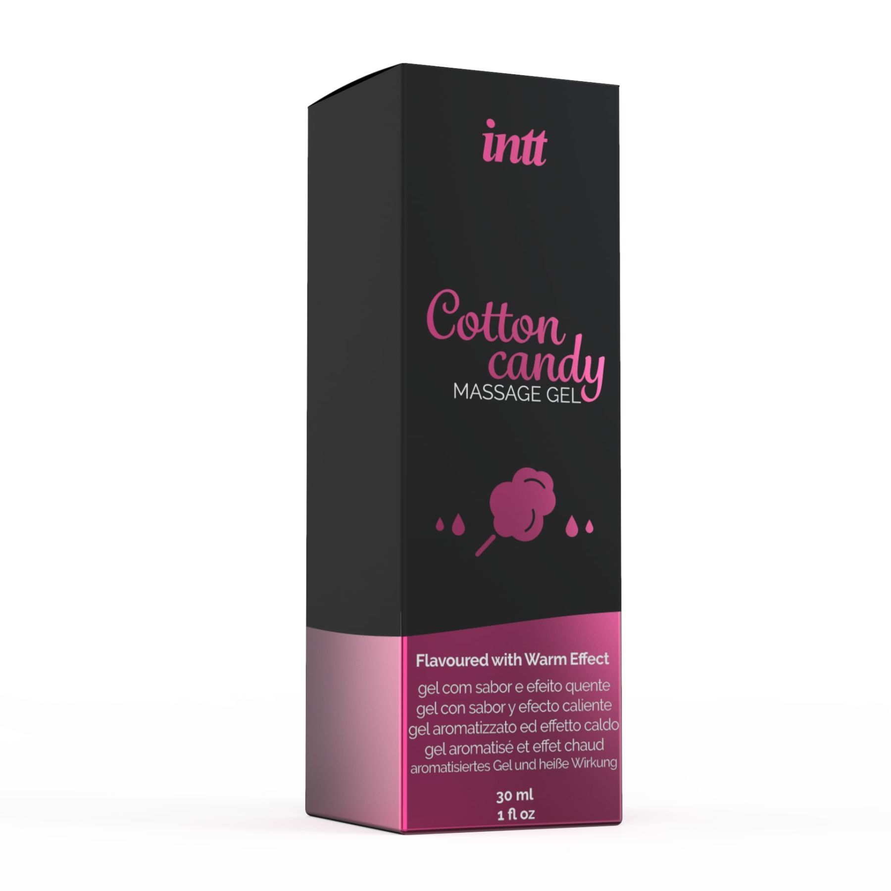 Масажний гель для інтимних зон intt cotton candy (30 мл) розігрівальний Масажний гель для інтимних зон intt cotton candy (30 мл) розігрівальний