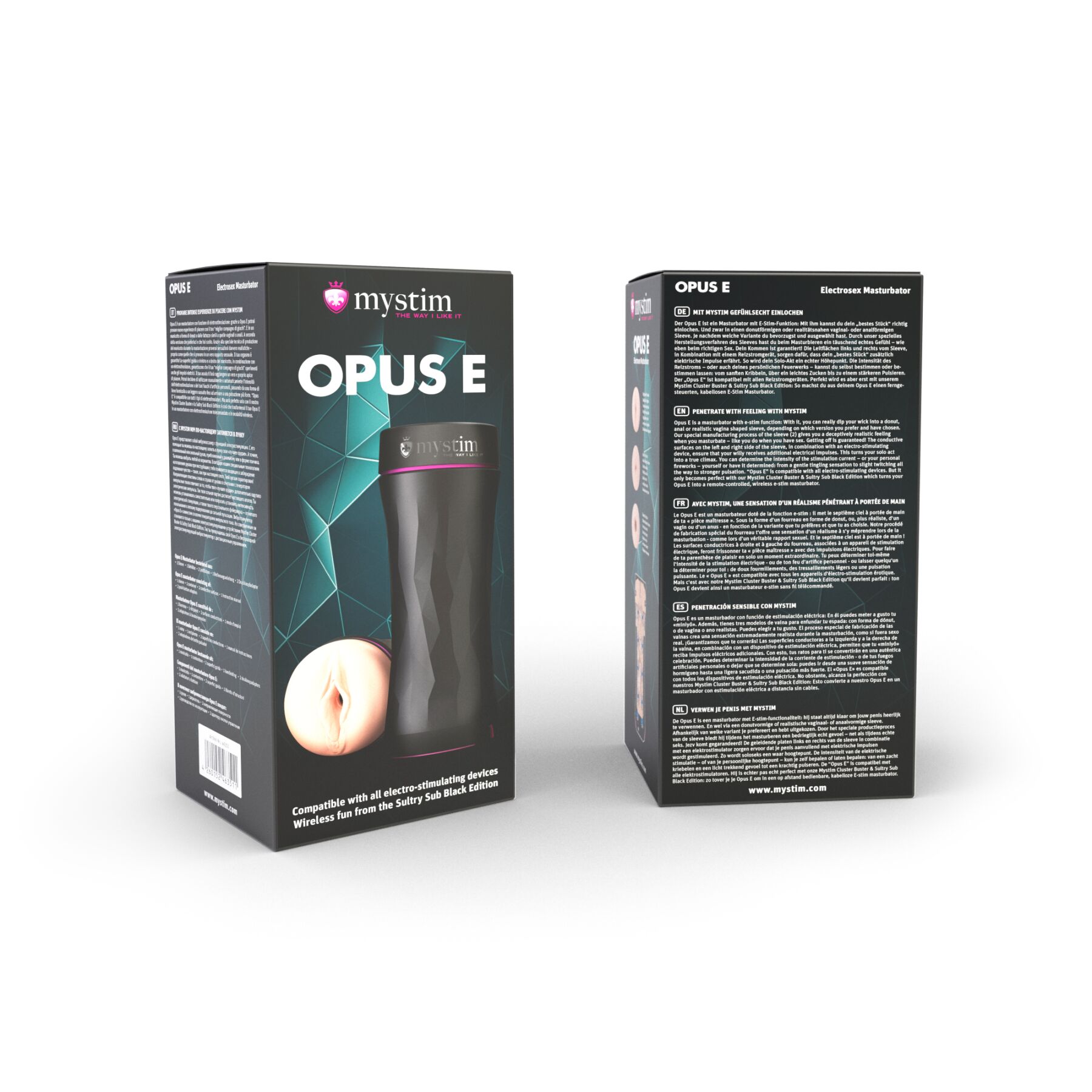 Мастурбатор вагіна mystim opus e vagina для електростимулятора Мастурбатор вагіна mystim opus e vagina для електростимулятора