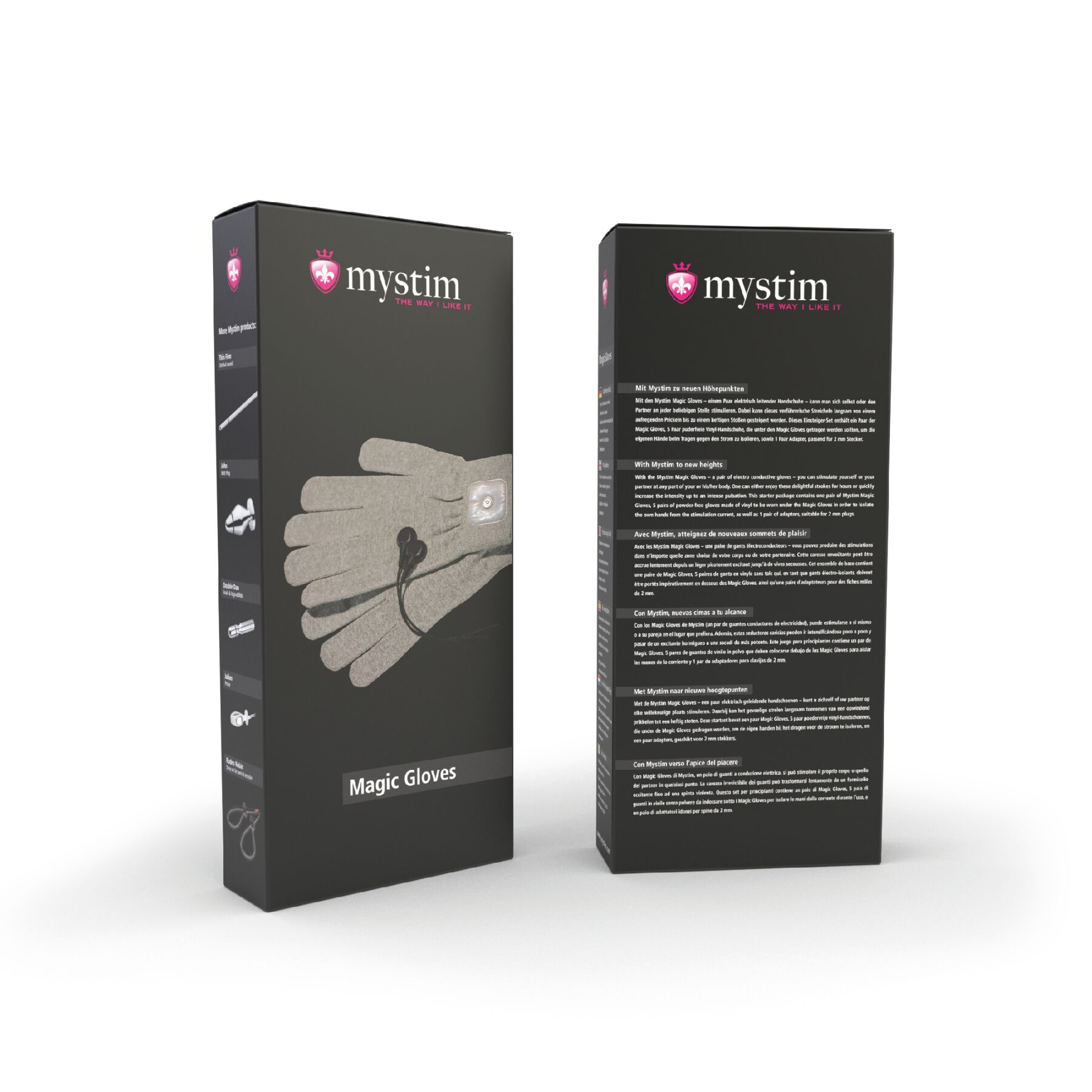Рукавички для електростимуляції mystim magic gloves, дуже ніжний вплив Рукавички для електростимуляції mystim magic gloves, дуже ніжний вплив