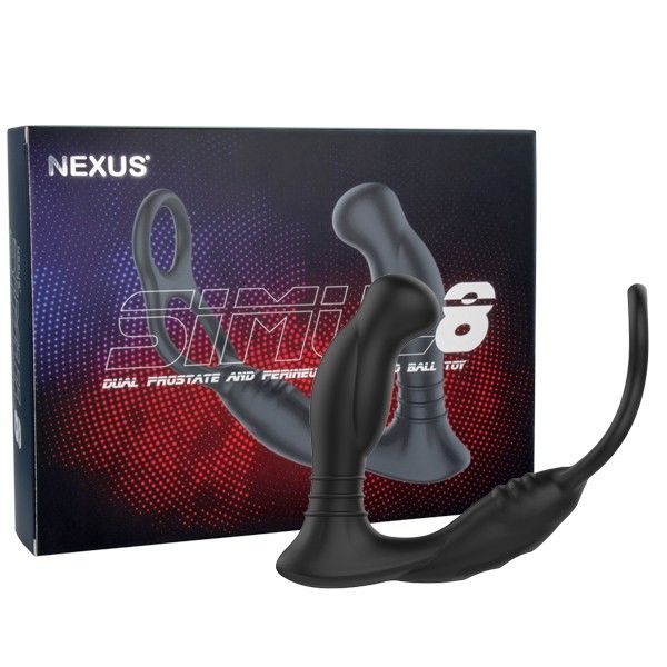 Стимулятор простати nexus simul8 prostate stimulator з ерекційним кільцем Стимулятор простати nexus simul8 prostate stimulator з ерекційним кільцем
