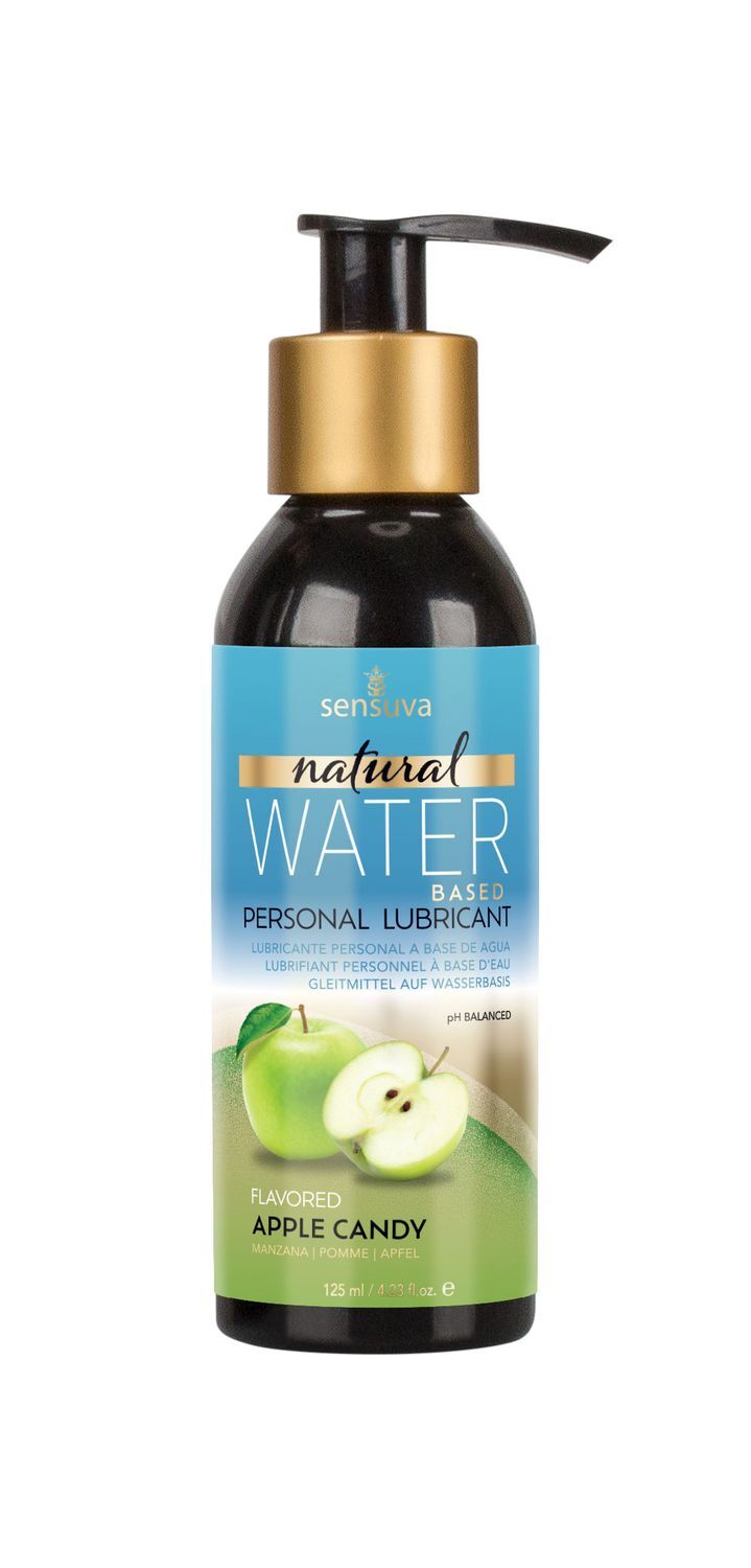 Змазка на водній основі sensuva natural water based apple candy (125мл) без гліцерину та парабенів Змазка на водній основі sensuva natural water based apple candy (125мл) без гліцерину та парабенів