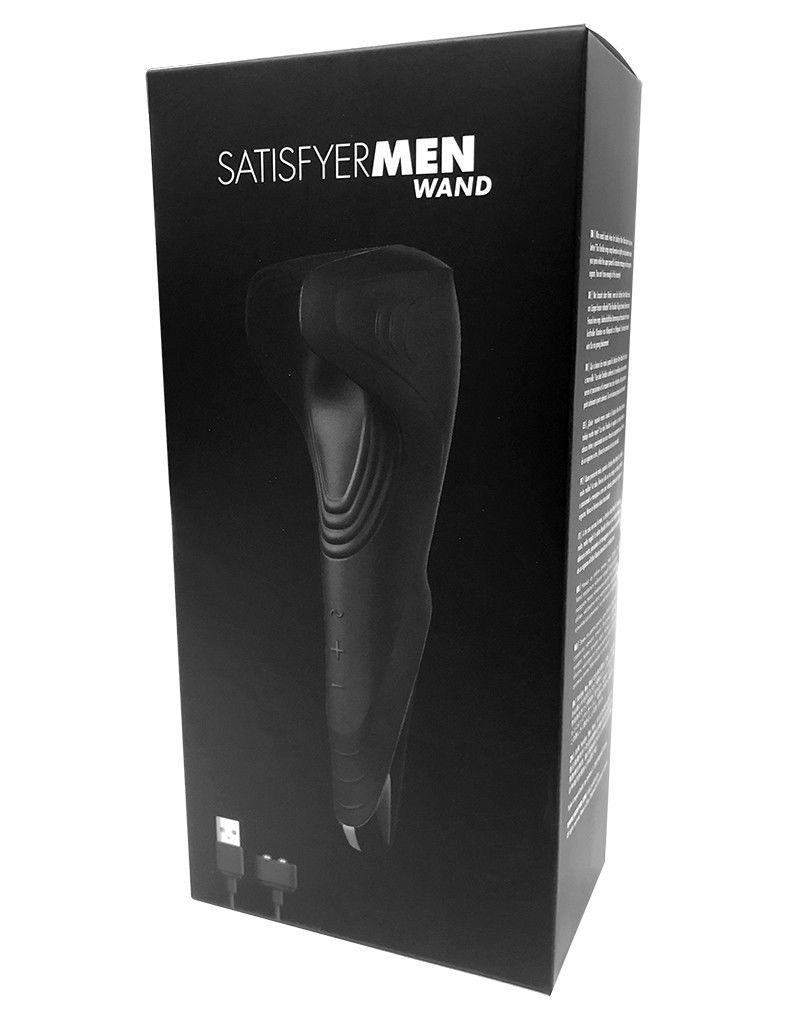 Мастурбатор satisfyer men wand, багатофункціональний, чудово для пар, вібро мінет