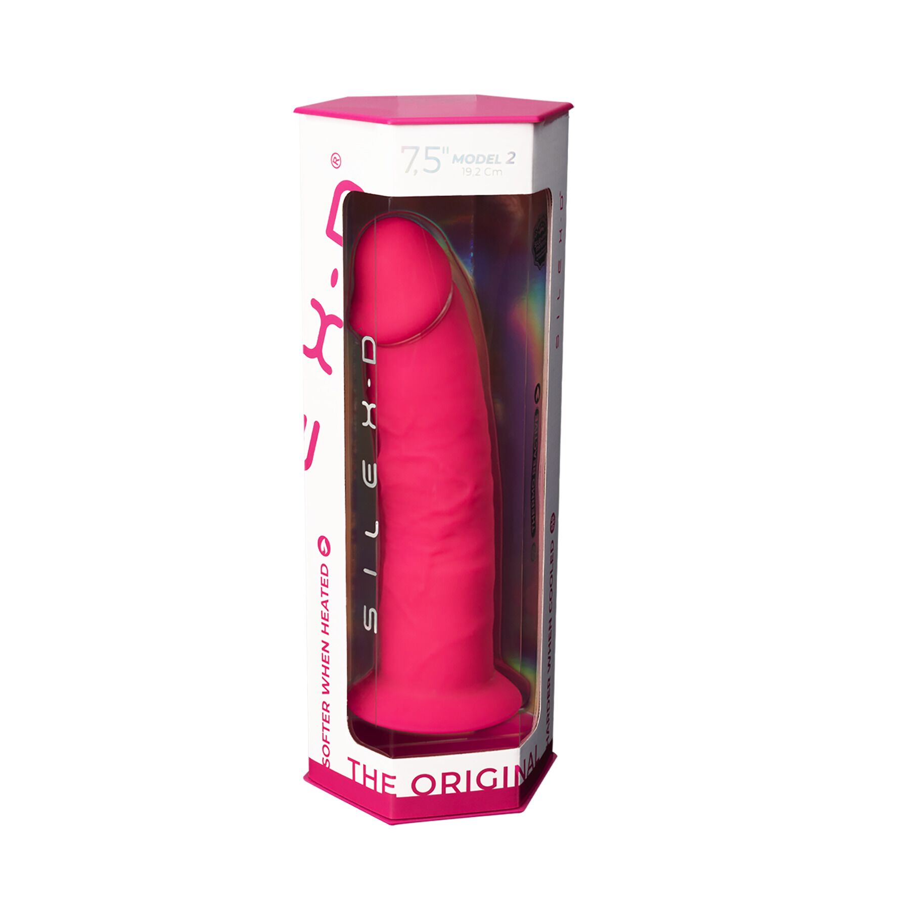 Фалоімітатор silexd henry pink (model 2 size 7.5in), двошаровий, силікон + silexpan, діаметр 4,8 см Фалоімітатор silexd henry pink (model 2 size 7.5in), двошаровий, силікон + silexpan, діаметр 4,8 см