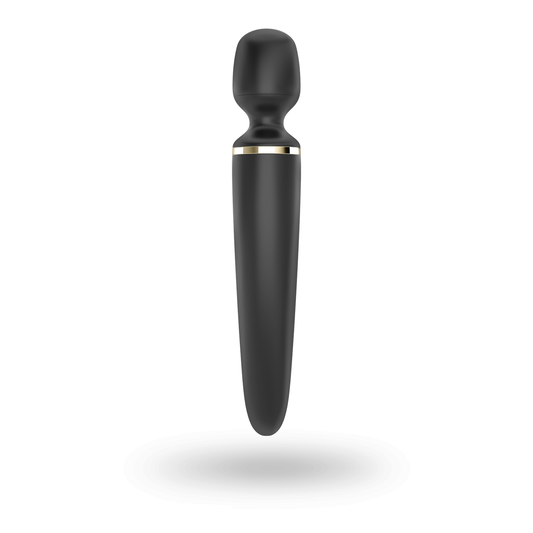 Вібромасажер satisfyer wand er woman (black/gold), водонепроникний, потужний, розмір xxl Вібромасажер satisfyer wand er woman (black/gold), водонепроникний, потужний, розмір xxl