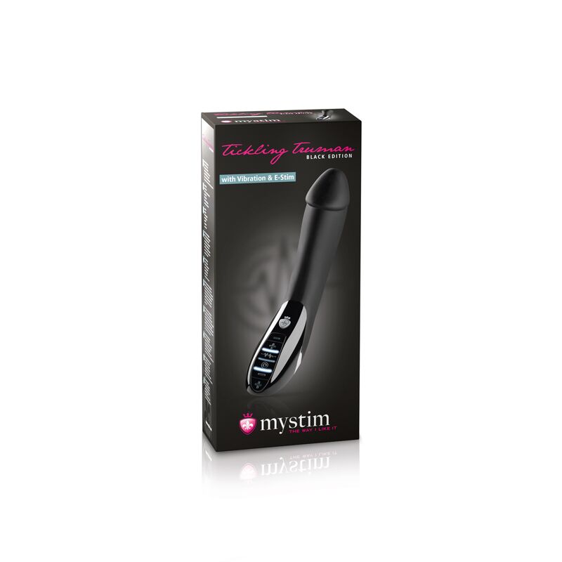 Вібратор з електростимуляцією mystim tickling truman estim black, міостимулятор Вібратор з електростимуляцією mystim tickling truman estim black, міостимулятор