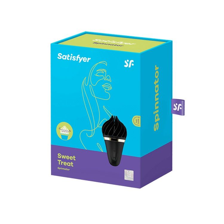 Морозиво спінатор satisfyer lay on sweet treat black/gold, 10 режимів роботи, водонепроникний Морозиво спінатор satisfyer lay on sweet treat black/gold, 10 режимів роботи, водонепроникний