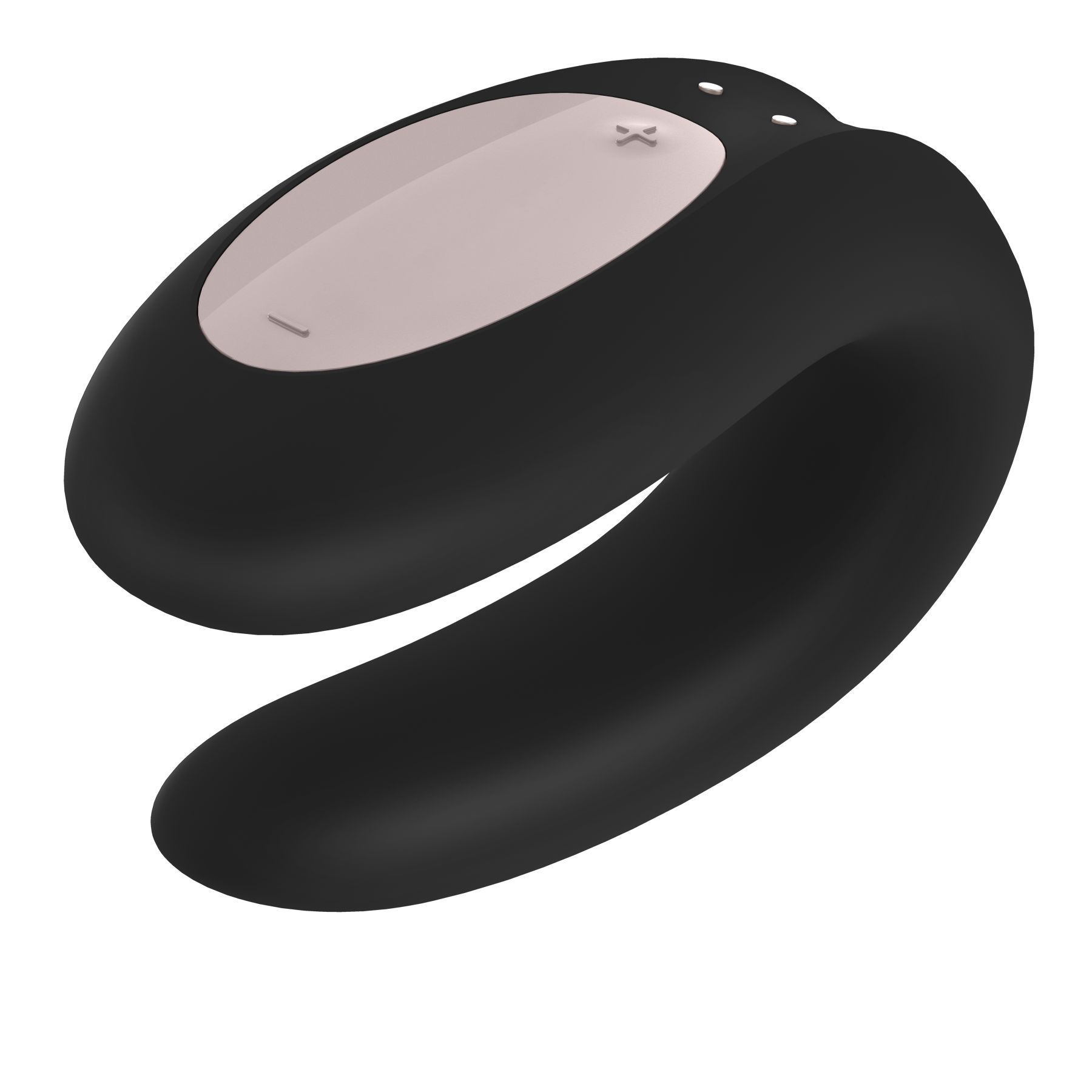 Смарт вібратор для пар satisfyer double joy black із широким кліторальним стимулятором Смарт вібратор для пар satisfyer double joy black із широким кліторальним стимулятором