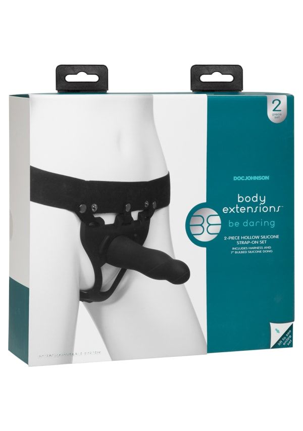 Страпон унісекс doc johnson body extensions be daring, порожня насадка Страпон унісекс doc johnson body extensions be daring, порожня насадка