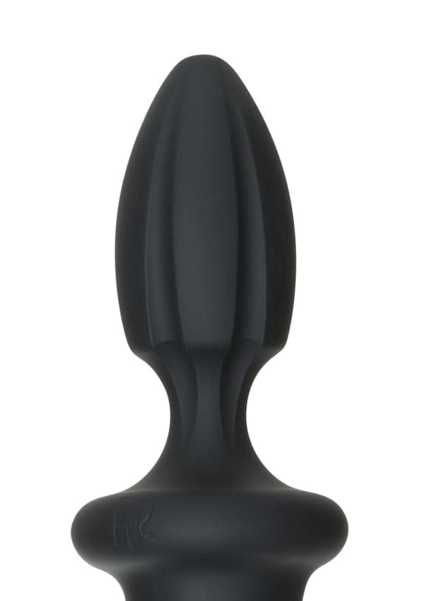 Анальний плаг з ділдо doc johnson kink dual density secondskyn fuck plug black Анальний плаг з ділдо doc johnson kink dual density secondskyn fuck plug black