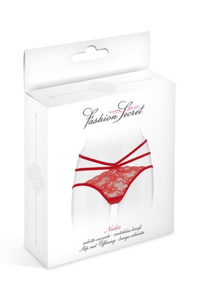 Трусики з відкритою попкою fashion secret nadia red Трусики з відкритою попкою fashion secret nadia red