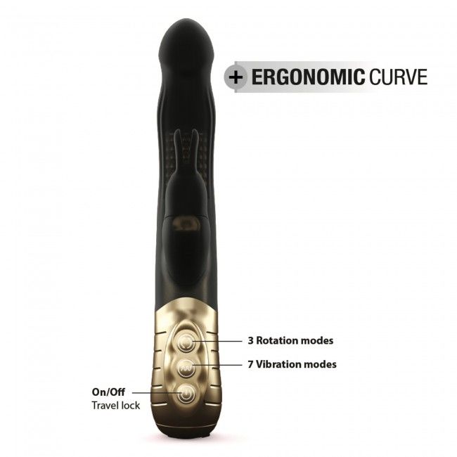 Вібратор кролик dorcel baby rabbit gold 2.0 з перлинним масажем і головкою, що обертається Вібратор кролик dorcel baby rabbit gold 2.0 з перлинним масажем і головкою, що обертається