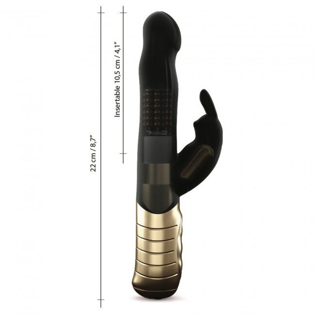 Вібратор кролик dorcel baby rabbit gold 2.0 з перлинним масажем і головкою, що обертається Вібратор кролик dorcel baby rabbit gold 2.0 з перлинним масажем і головкою, що обертається