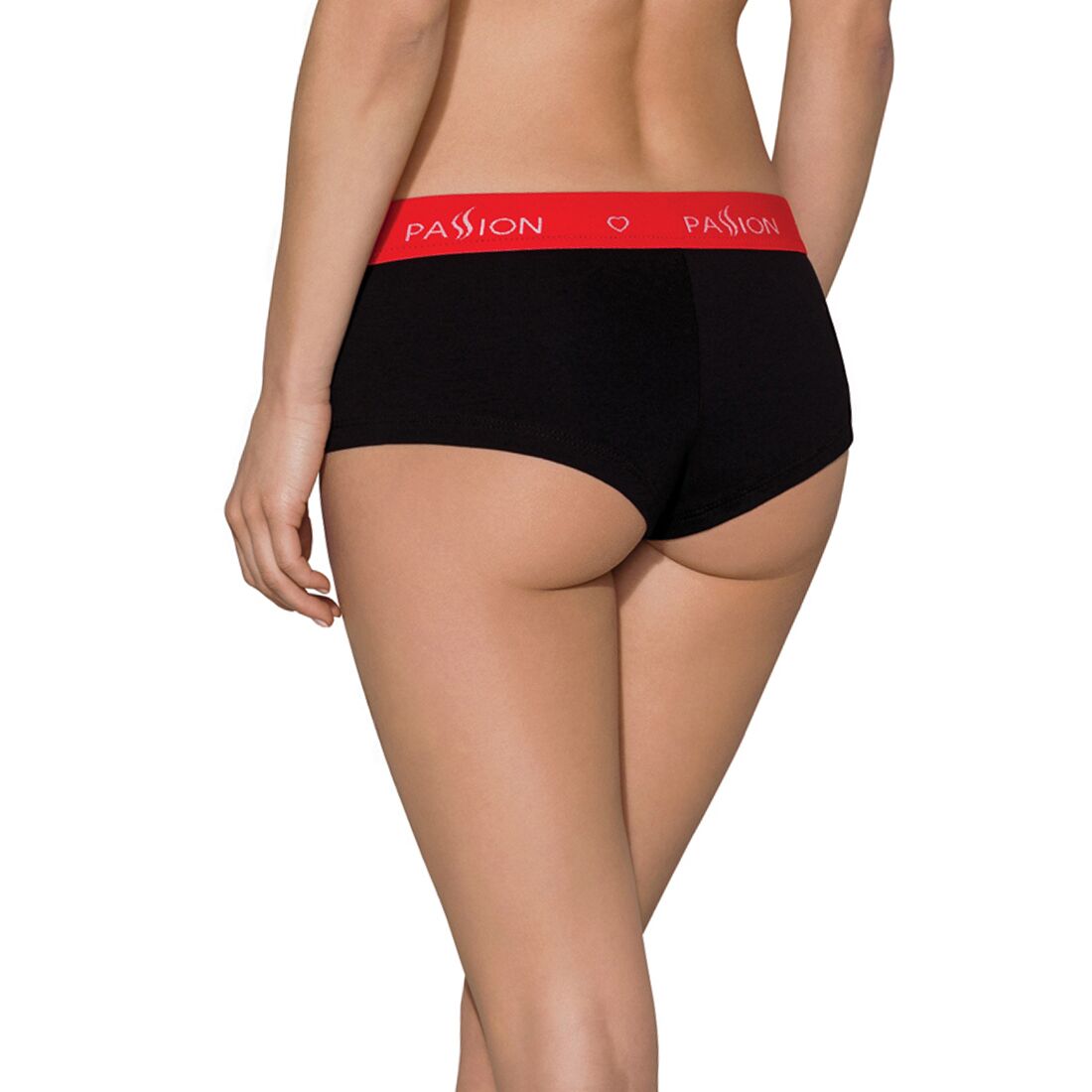 Трусики шортики passion ps003 panties s, black Трусики шортики passion ps003 panties s, black