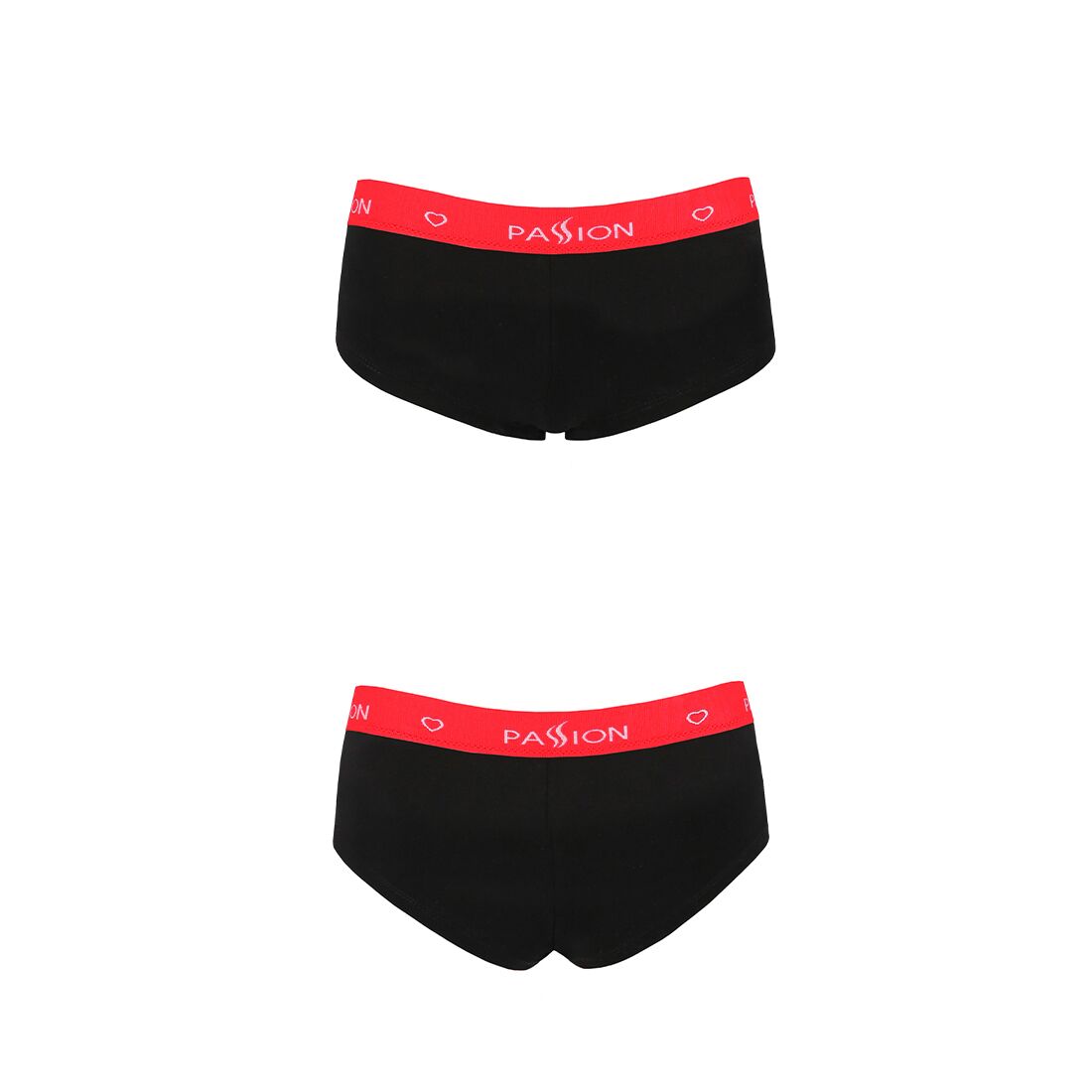 Трусики шортики passion ps003 panties xl, black Трусики шортики passion ps003 panties xl, black